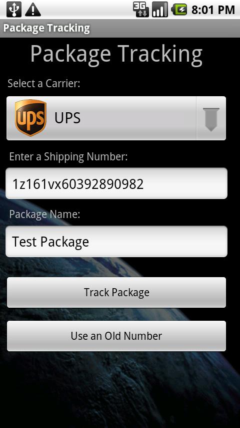 Package Tracking Android Tools
