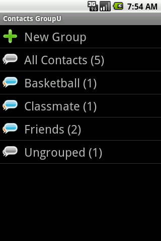 Contacts GroupU (Free) Android Tools