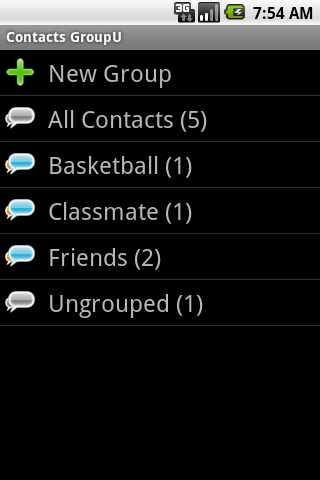 Contacts GroupU Free