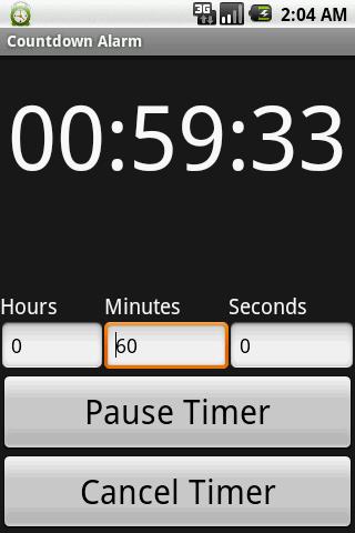 Countdown Alarm Android Tools