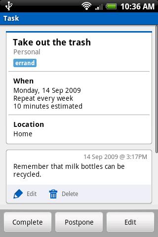 Remember The Milk Android Productivity
