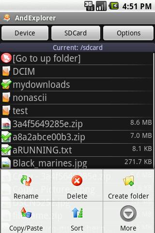 AndExplorer Android Tools