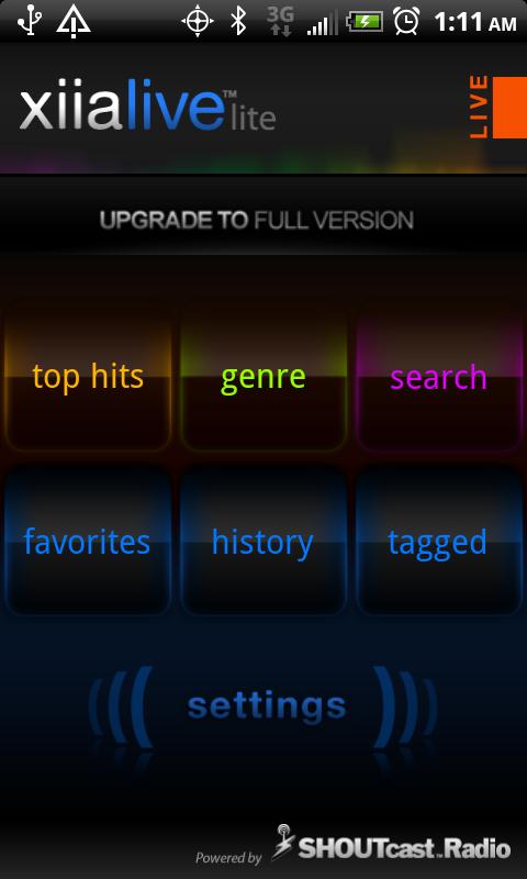 DroidLive Lite Android Music & Audio