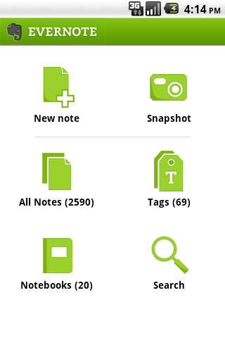 Evernote Android Productivity