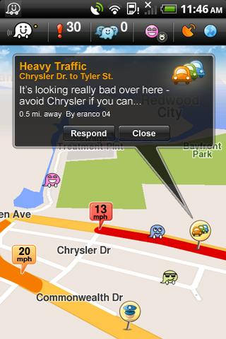 Waze: Community GPS navigation Android Travel