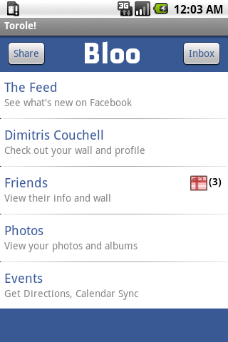 Bloo  Facebook 1.4.4d Beta