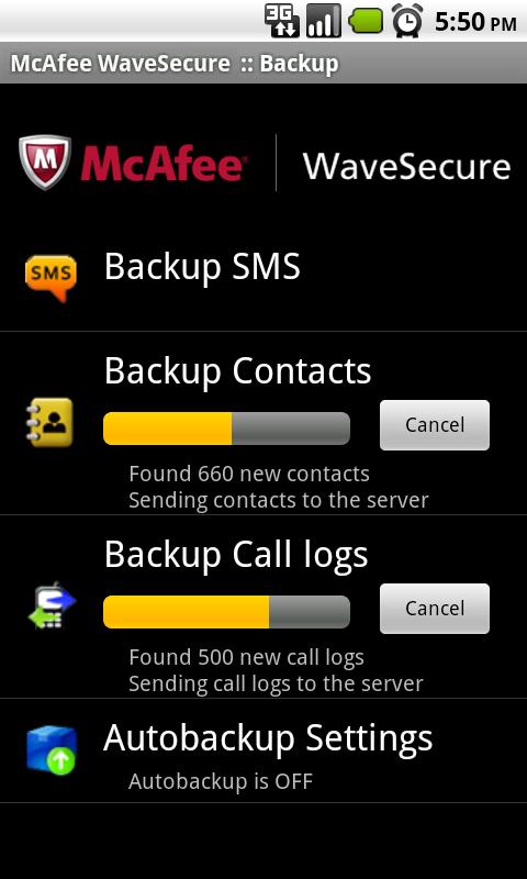 WaveSecure Mobile Security Android Productivity