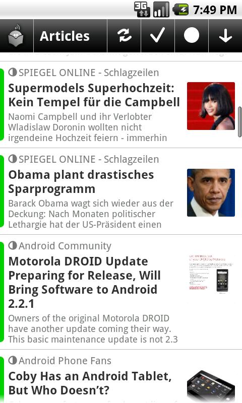 NewsRob (Google Reader / RSS) Android News & Magazines