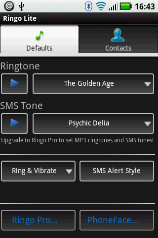 Ringo Lite  Ringtones Manager