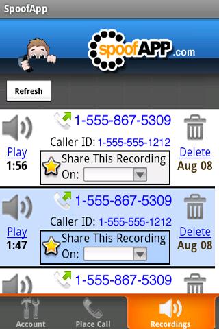 SpoofApp Android Entertainment