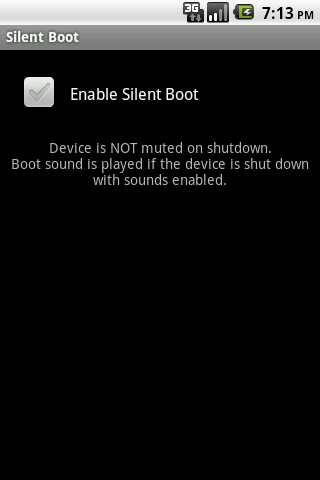 Silent Boot