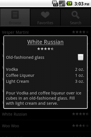 Bartender Android Lifestyle