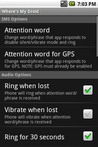 Wheres My Droid Android Tools