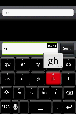 Red Better Keyboard HD Android Themes