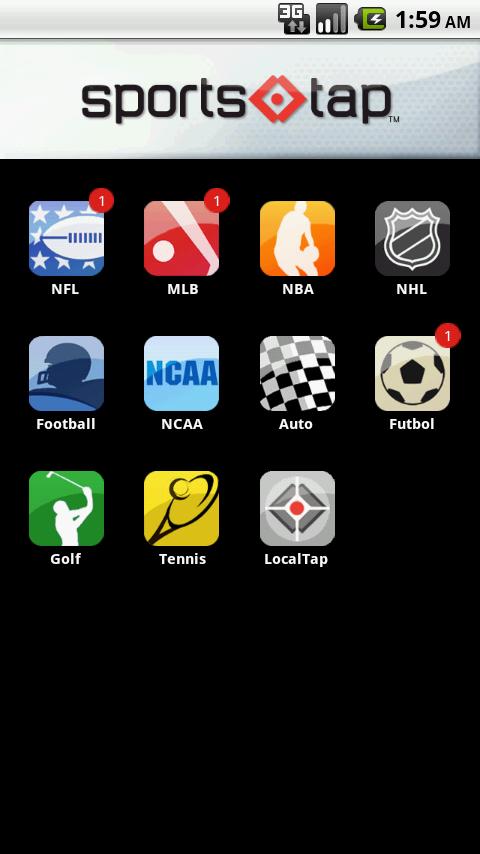 SportsTap Android Sports