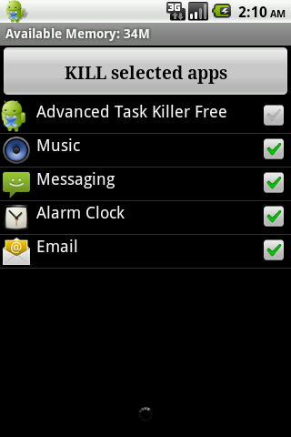 Advanced Task Killer Android Productivity