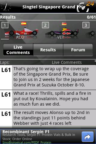 F1™ LIVE RACING Android Sports