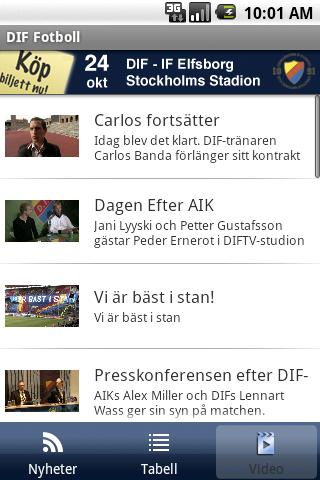 DIF Fotboll Android Sports