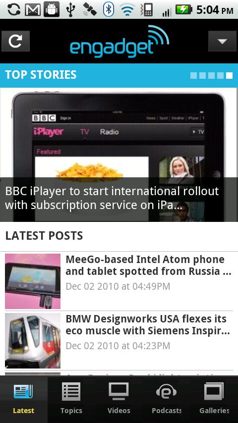 Engadget Android News & Magazines