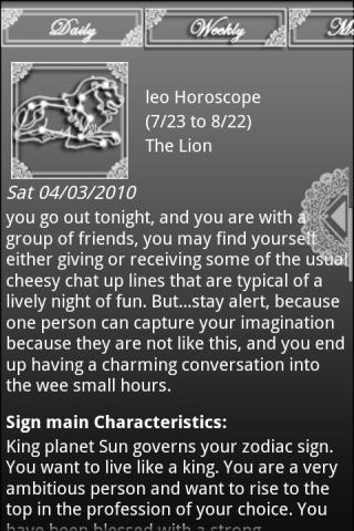 Horoscope and Tarot Android Entertainment