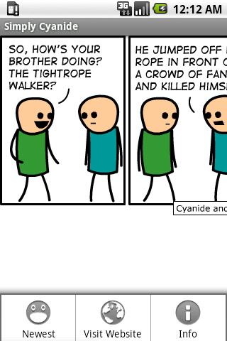 Simply Cyanide Android Comics