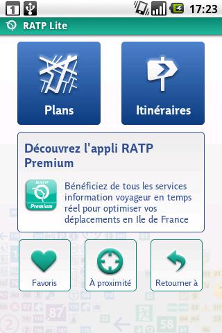 RATP Lite : Subway Paris Android Travel