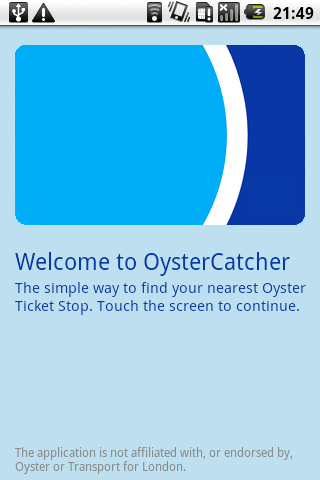 OysterCatcher Android Travel