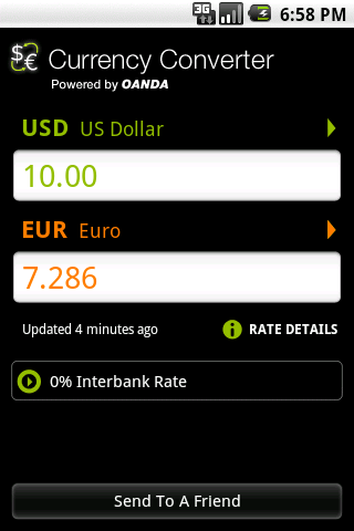 OANDA Currency Converter Android Travel