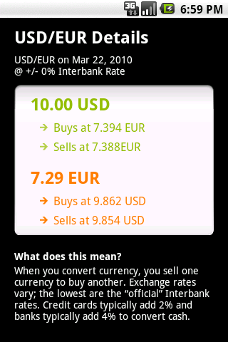 OANDA Currency Converter Android Travel