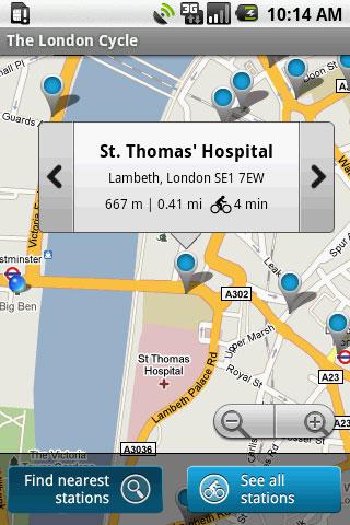London Cycle Android Travel