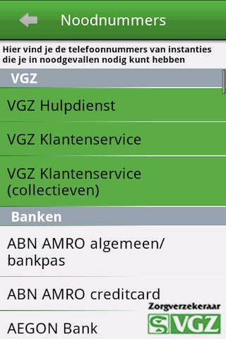 VGZ op Reis Android Travel