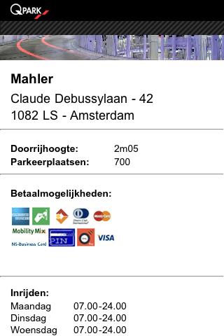 Q-Park parkeerfaciliteiten NL Android Travel