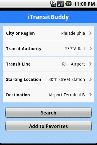 iTransitBuddy SEPTA Lite Android Travel