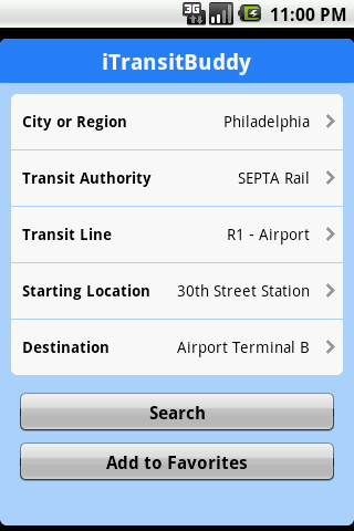 iTransitBuddy SEPTA Lite