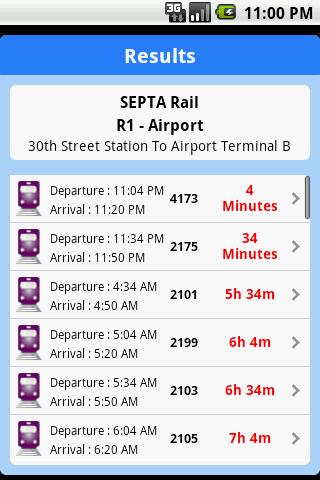 iTransitBuddy SEPTA Lite Android Travel