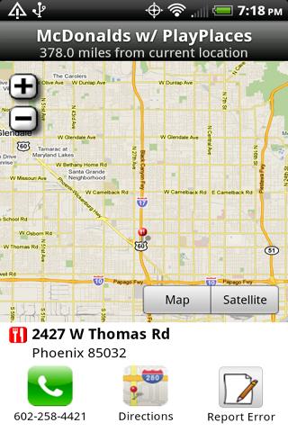 PlayPlaces – McDonalds & More Android Travel