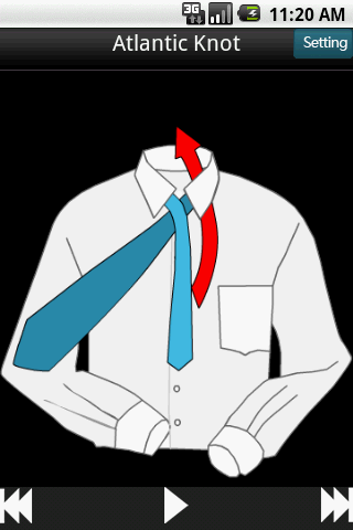 Necktie Knot Android Reference