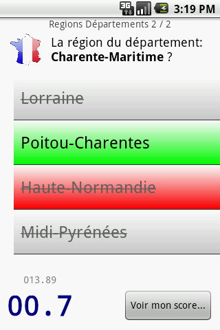 French Departments Android Reference