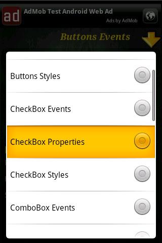 Adobe AIR Cheat Sheet Android Reference