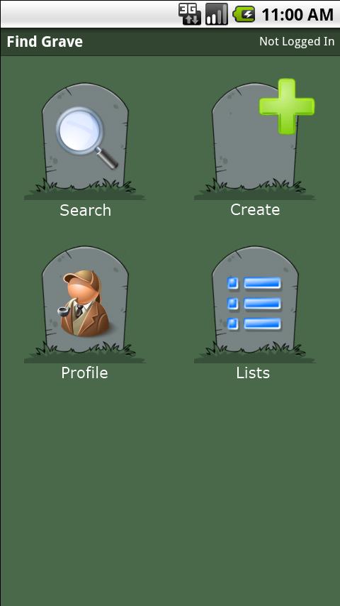 Find Grave (beta) Android Reference