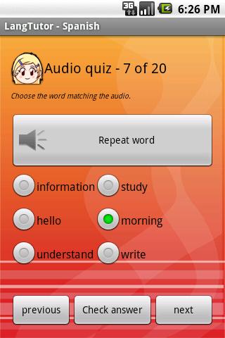 LangTutor – Spanish Android Reference