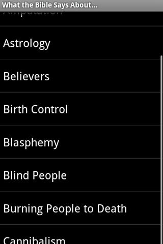 What the Bible Says Android Reference