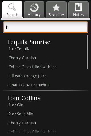 Bartender Cocktail Recipes Android Books & Reference