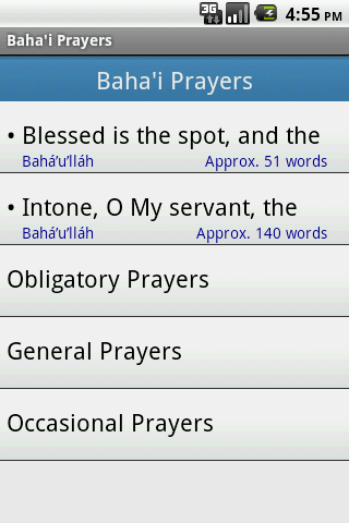 Baha’i Prayers Android Books & Reference