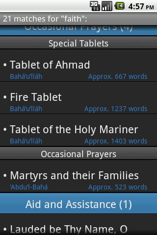 Baha’i Prayers Android Books & Reference