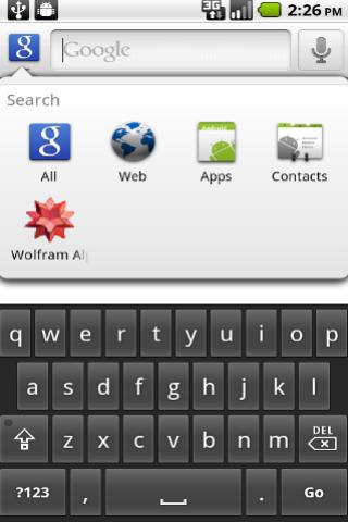 Wolfram Alpha Search Android Reference