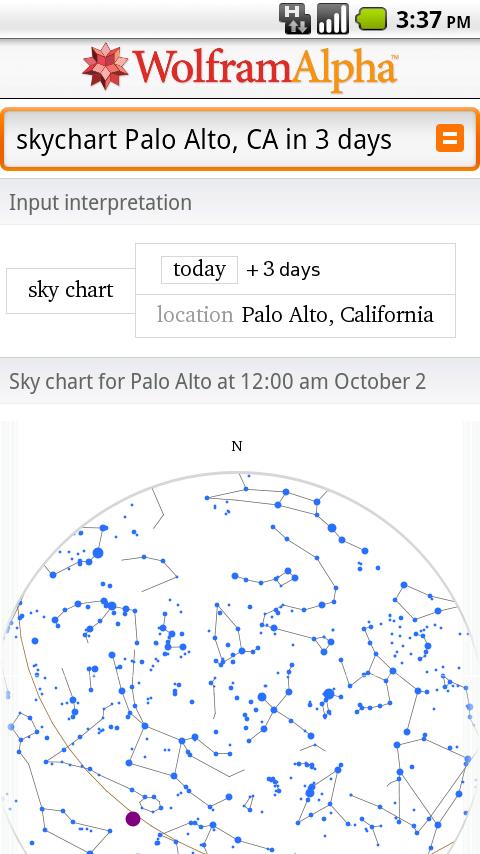 WolframAlpha Android Reference