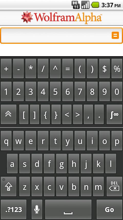 WolframAlpha Android Reference