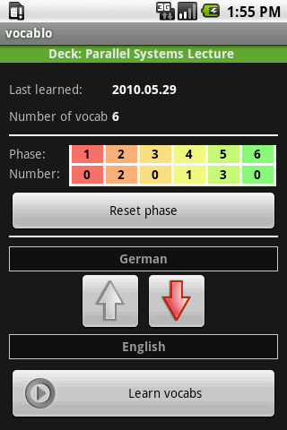 Vocablo Vocab Trainer Free Android Reference