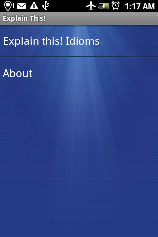Explain This! Idioms Android Reference